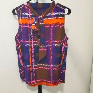 Jcrew pussybow blouse size M